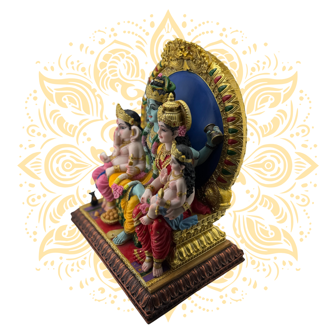 Polyresin Full Shiva Family 14"