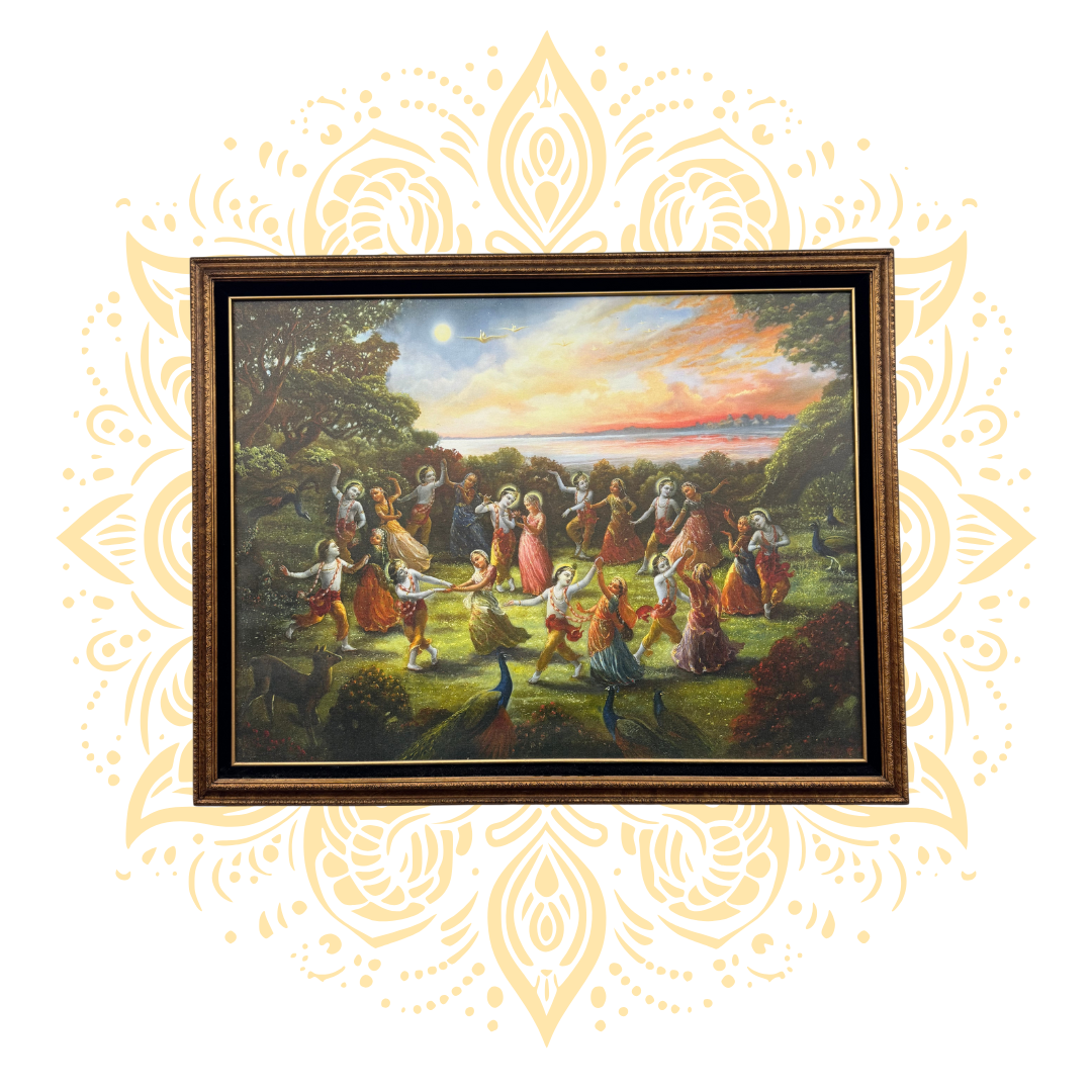 Framed Krishna Art 35' x 45"
