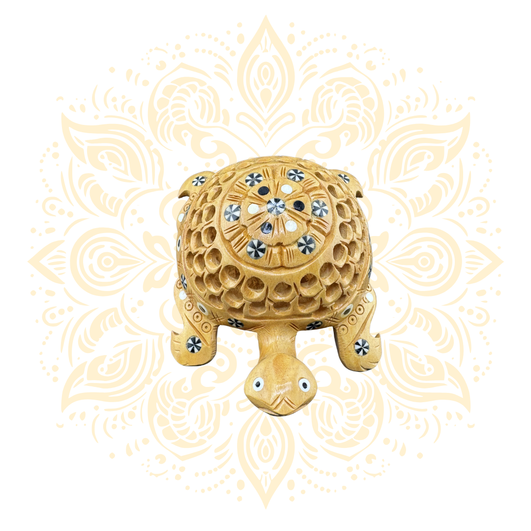 Wooden Jali Tortoise