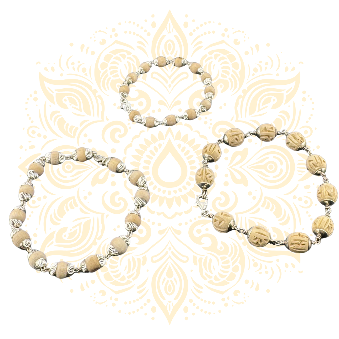 Silver Tulasi Bracelet