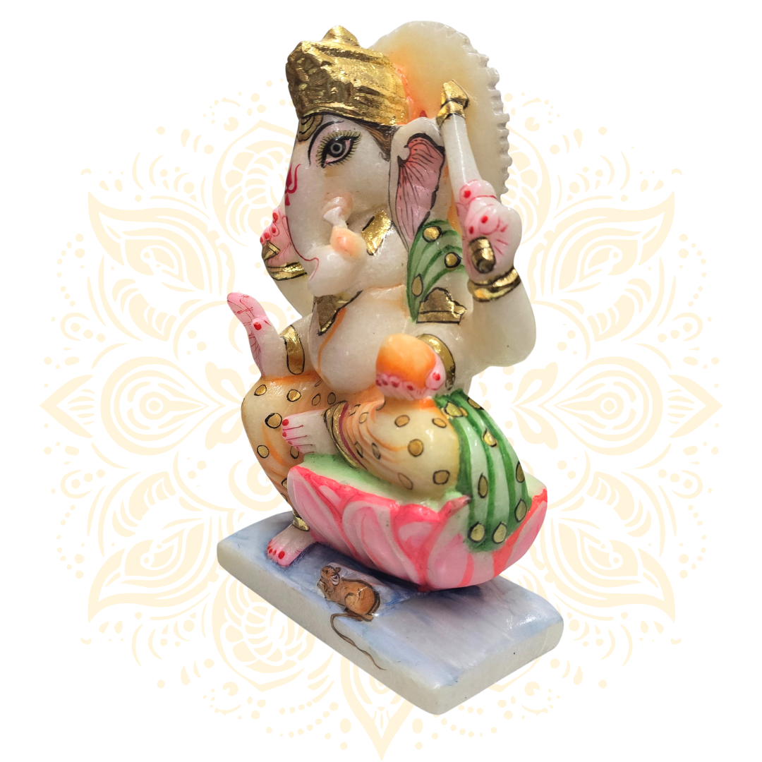 Handcrafted Lord Ganesh Murti 7.5" - Matchless Gifts2