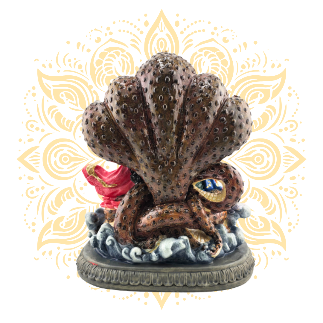 Polyresin Laxmi Narayan Sesa 6"
