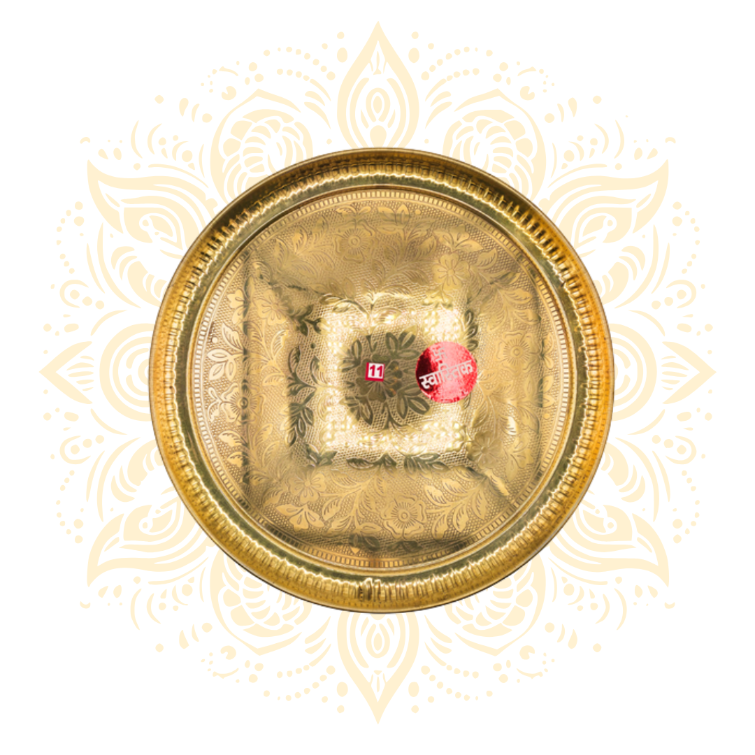 Kansa Brass Round Plate