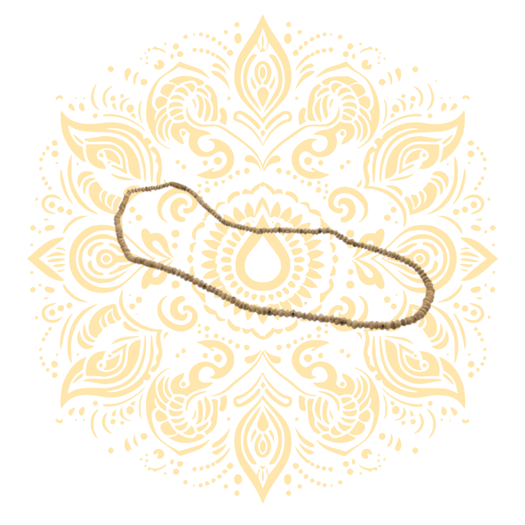 One Round Tulasi Neckbeads 16" - Matchless Gifts