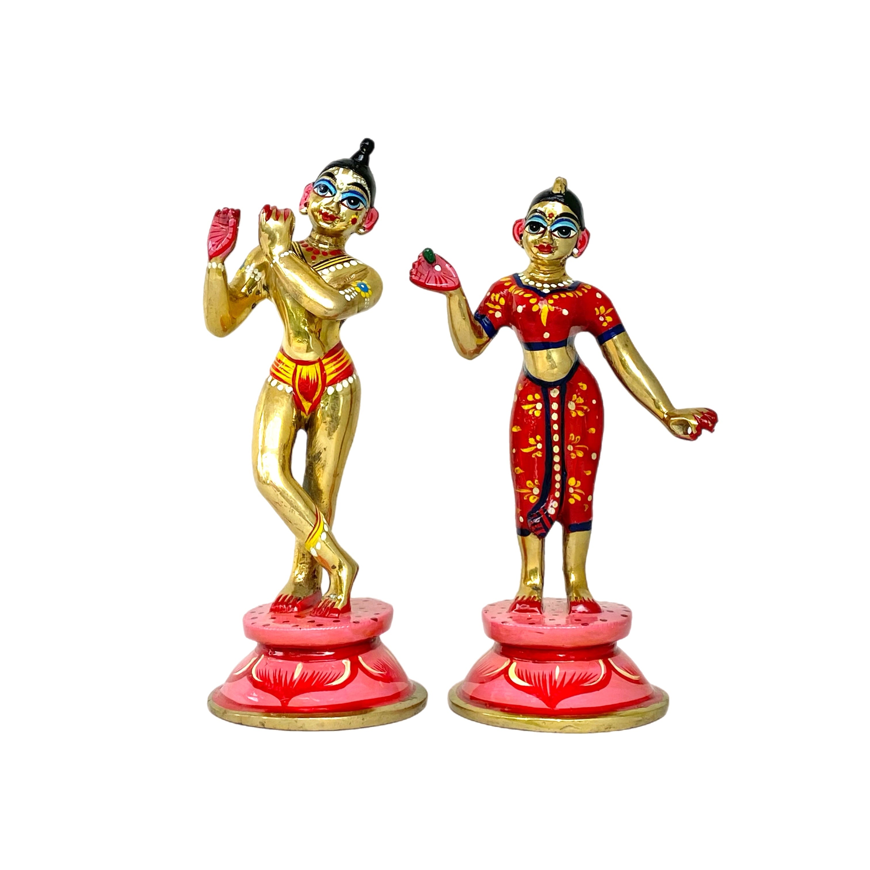 Brass Radha Krishna Set
