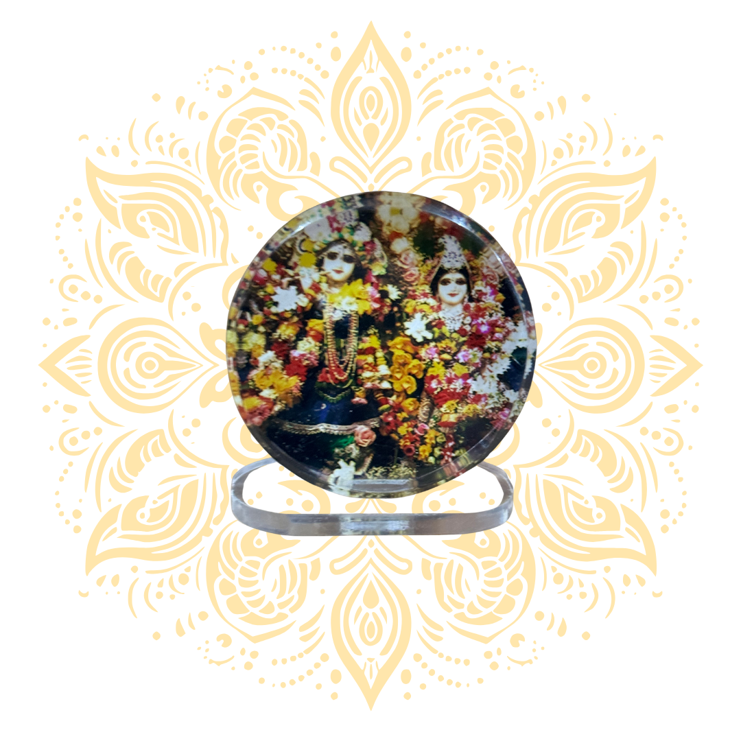 Acrylic Radha Krishna Deity Stand - Matchless Gifts9