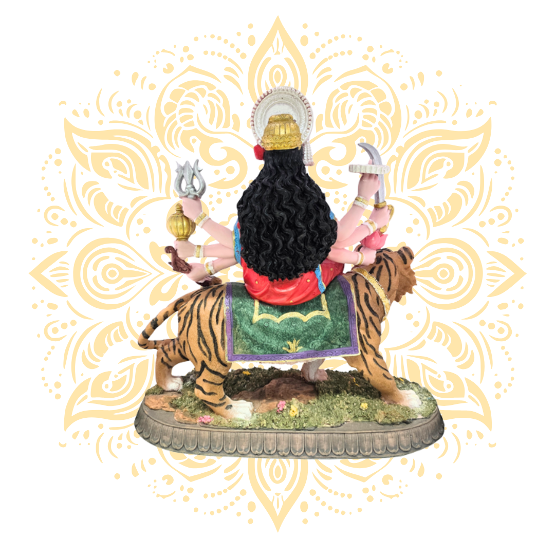 Polyresin Durga 14"