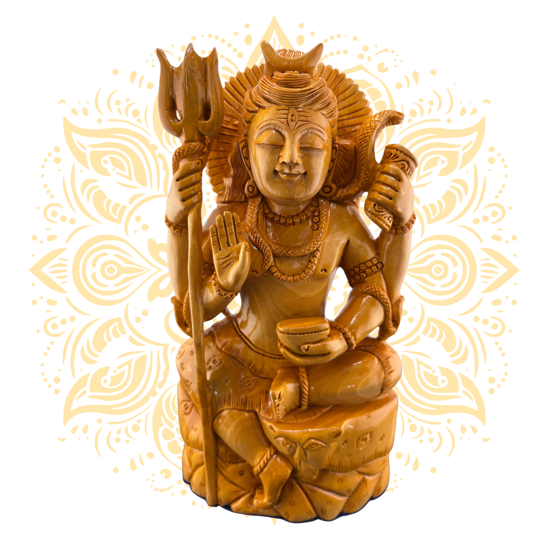 Wooden Shiva Fine