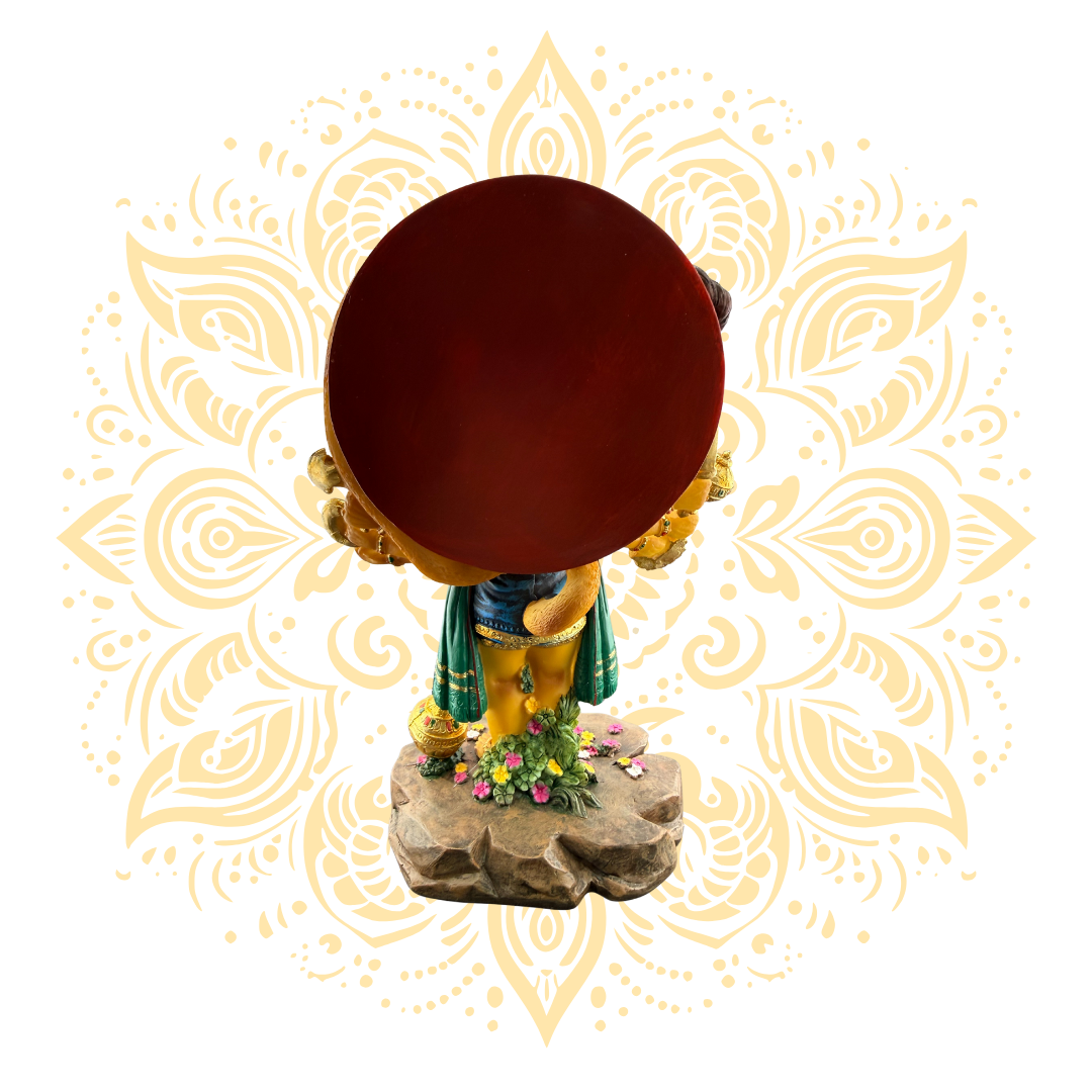 Polyresin Panchamuka Hanuman 8.5" - Matchless Gifts