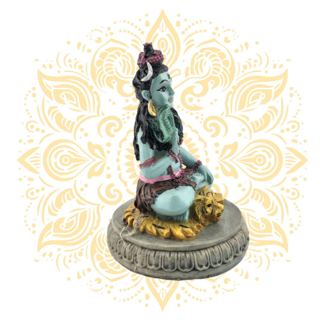 Polyresin Mini Shiva Meditating 3.5" - Matchless Gifts