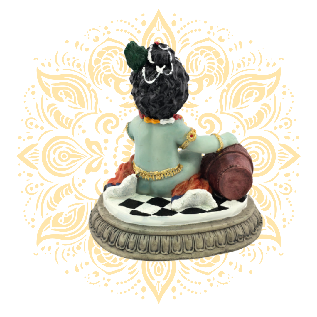 Polyresin Makhan Chor 3.5"