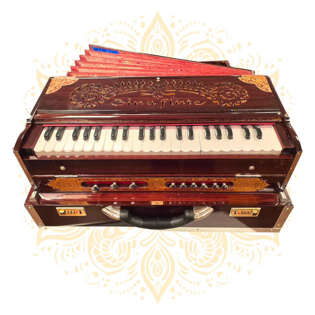 Bina Harmonium 3.5 Octave 2 Reed Set - Matchless Gifts1