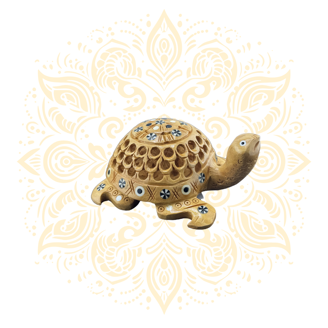 Wooden Jali Tortoise