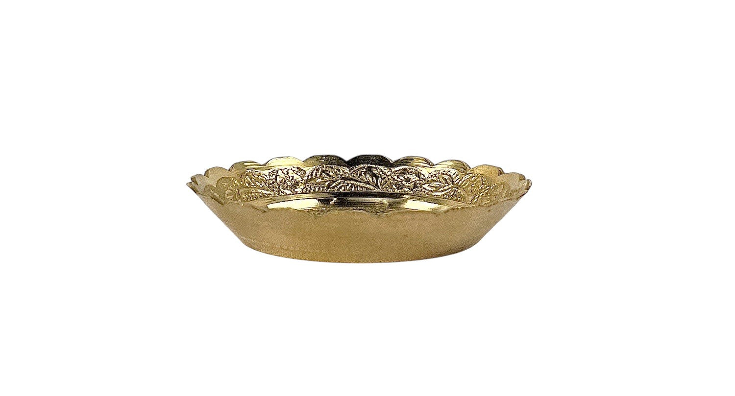 Brass Decorative Flower Plate - Matchless Gifts13