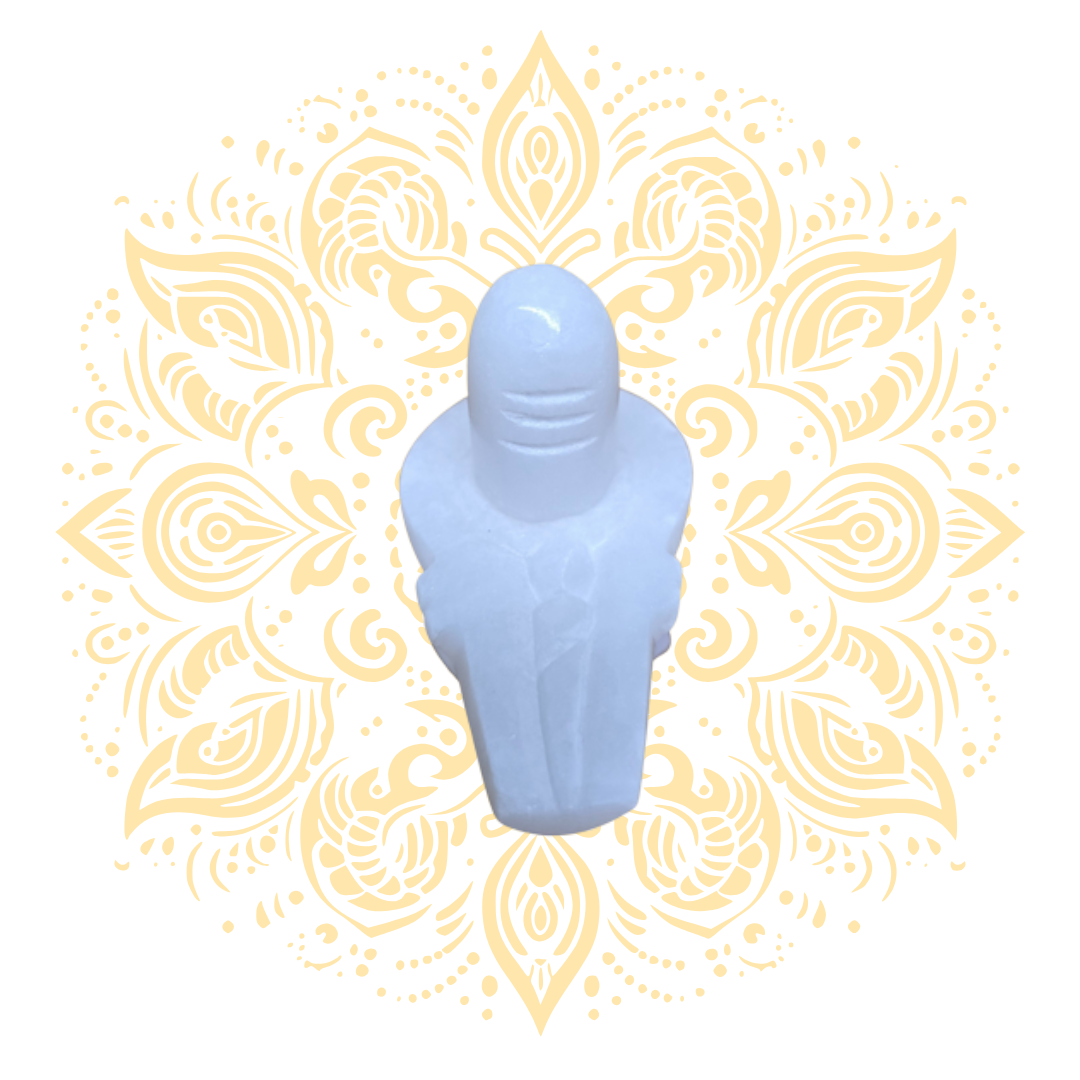 Marble Shiva Linga White