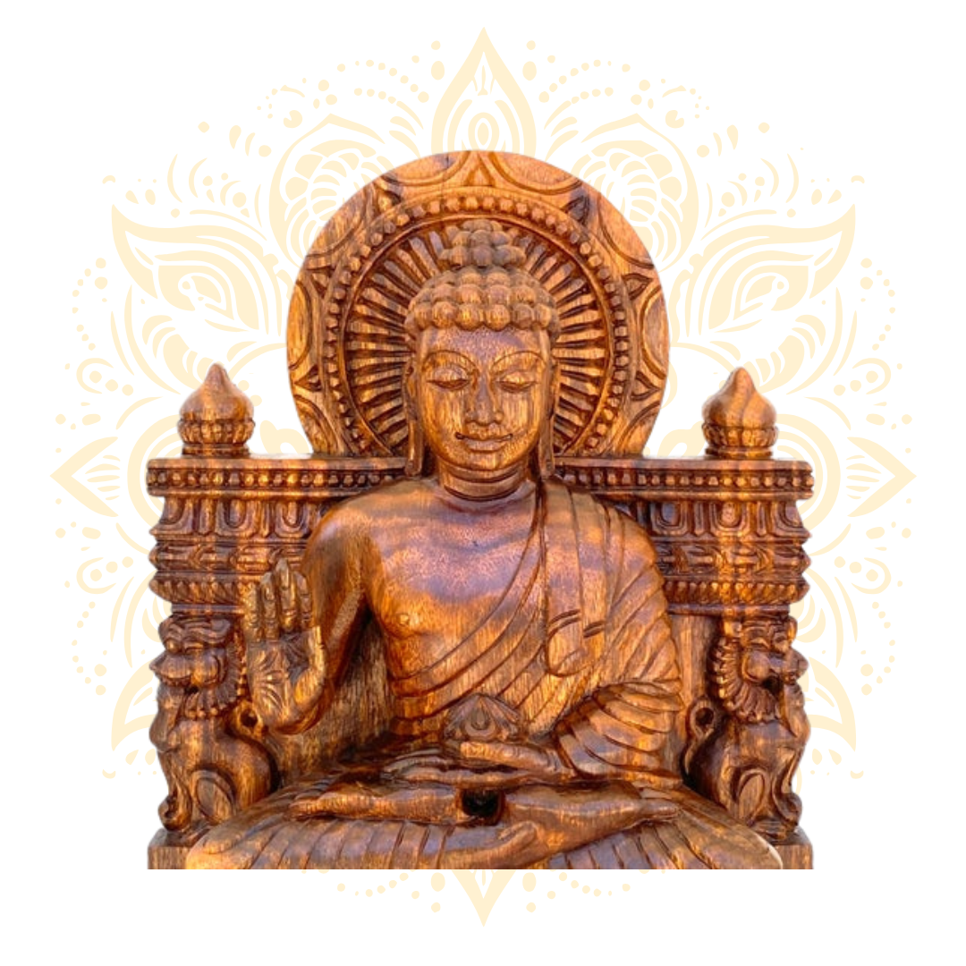 Wooden Hand Carved Buddha