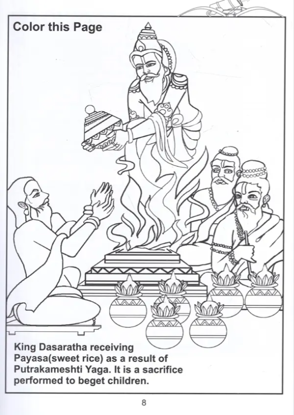 Ramayana Coloring and Activity Book