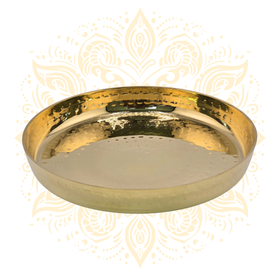 Kansa Brass Plate 8"