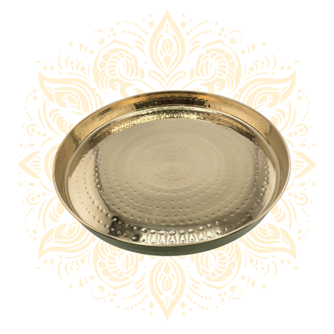 Kansa Brass Plate 12"