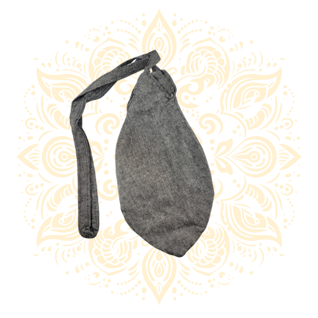 Khadi Simple Color Bead Bag