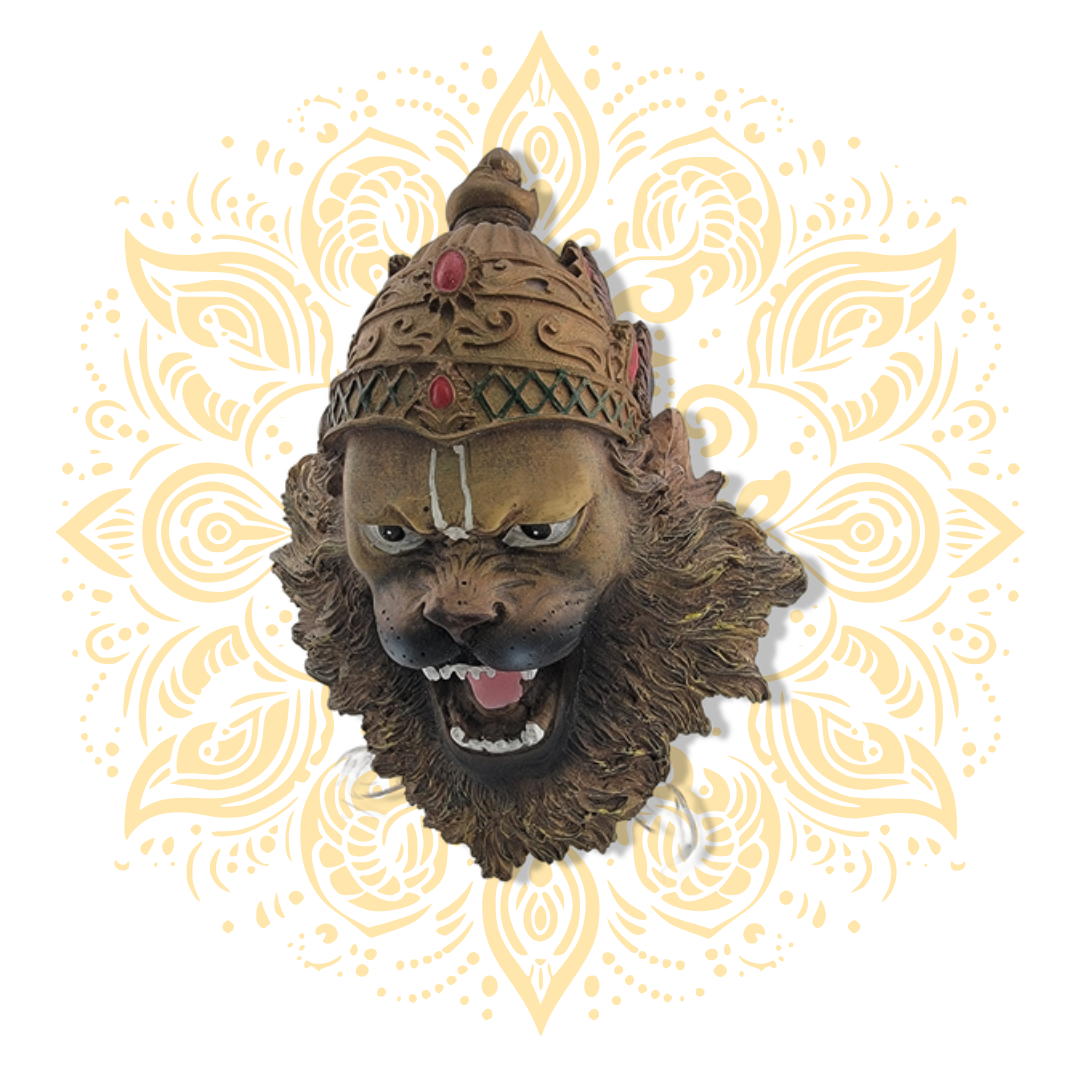 Narasimha Face w/ Stand 6"