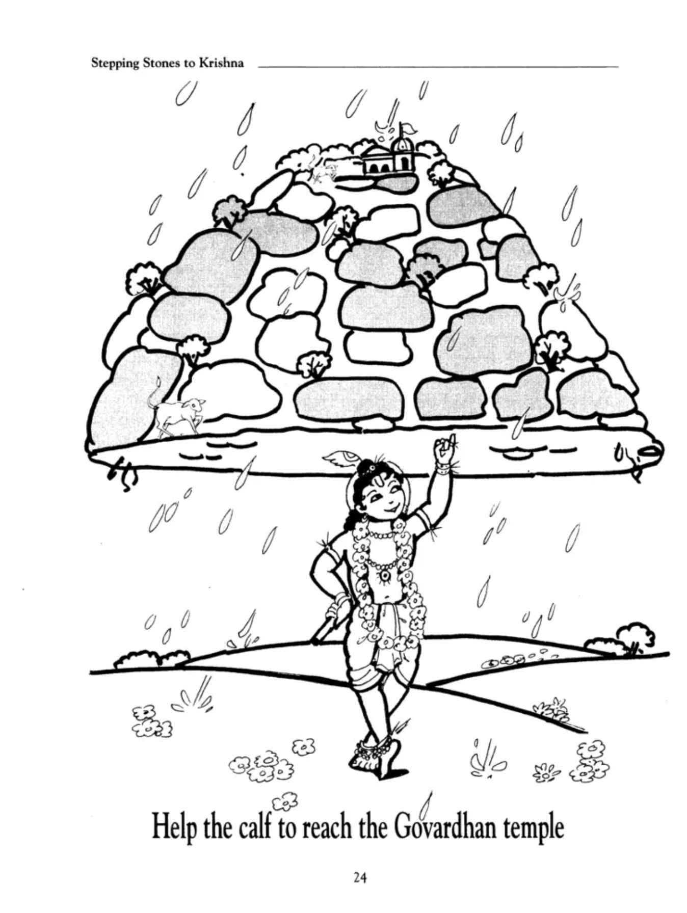 Stepping Stones: A trascendental Activity Book for Children by Ghandari Devi Dasi