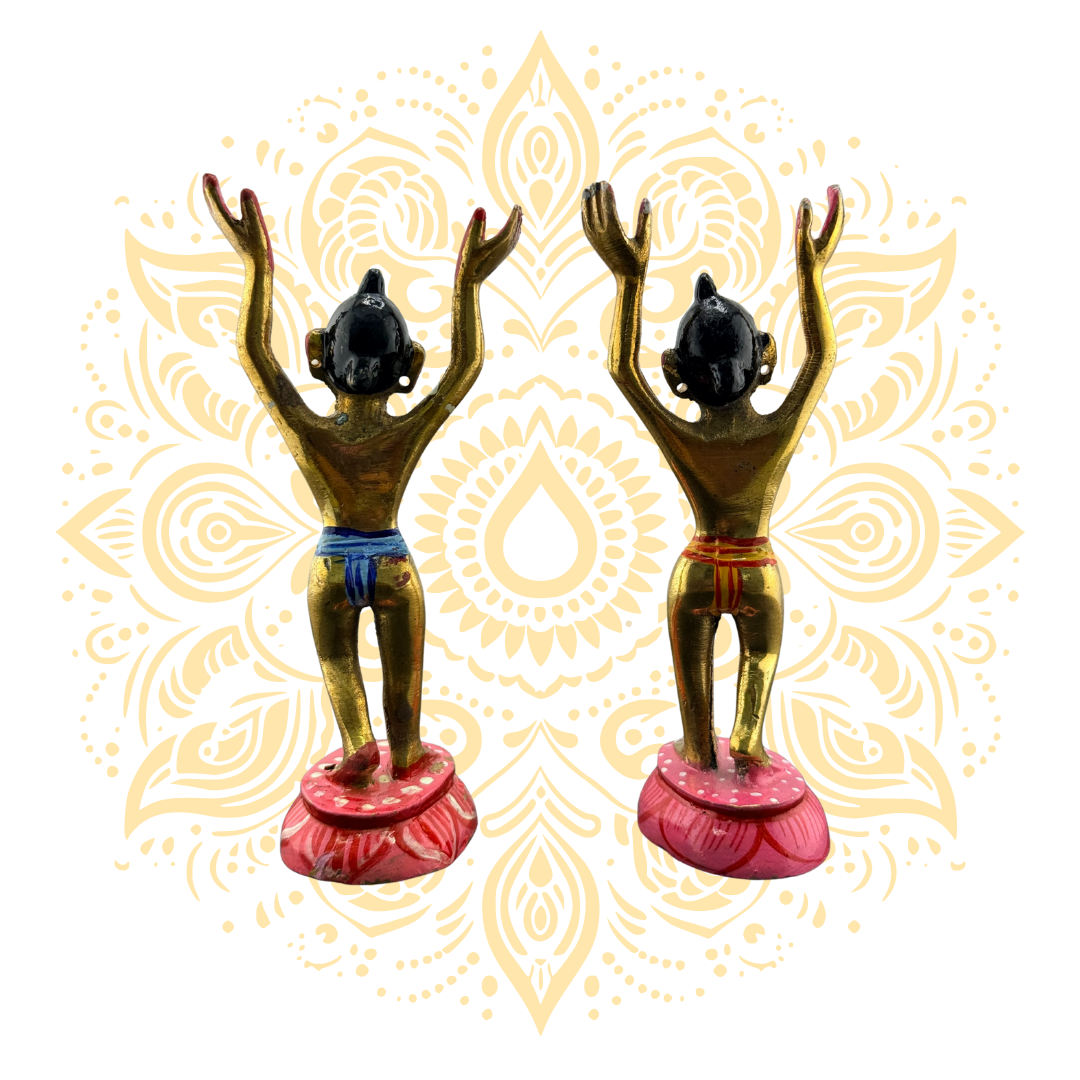 Brass Gaura Nitay Set