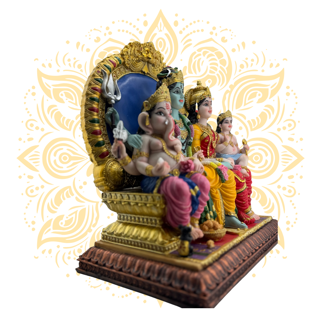 Polyresin Full Shiva Family 14"