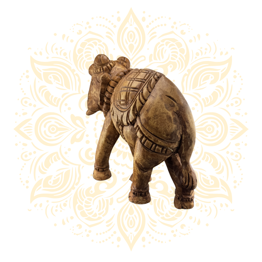 Wooden Elephant 9"