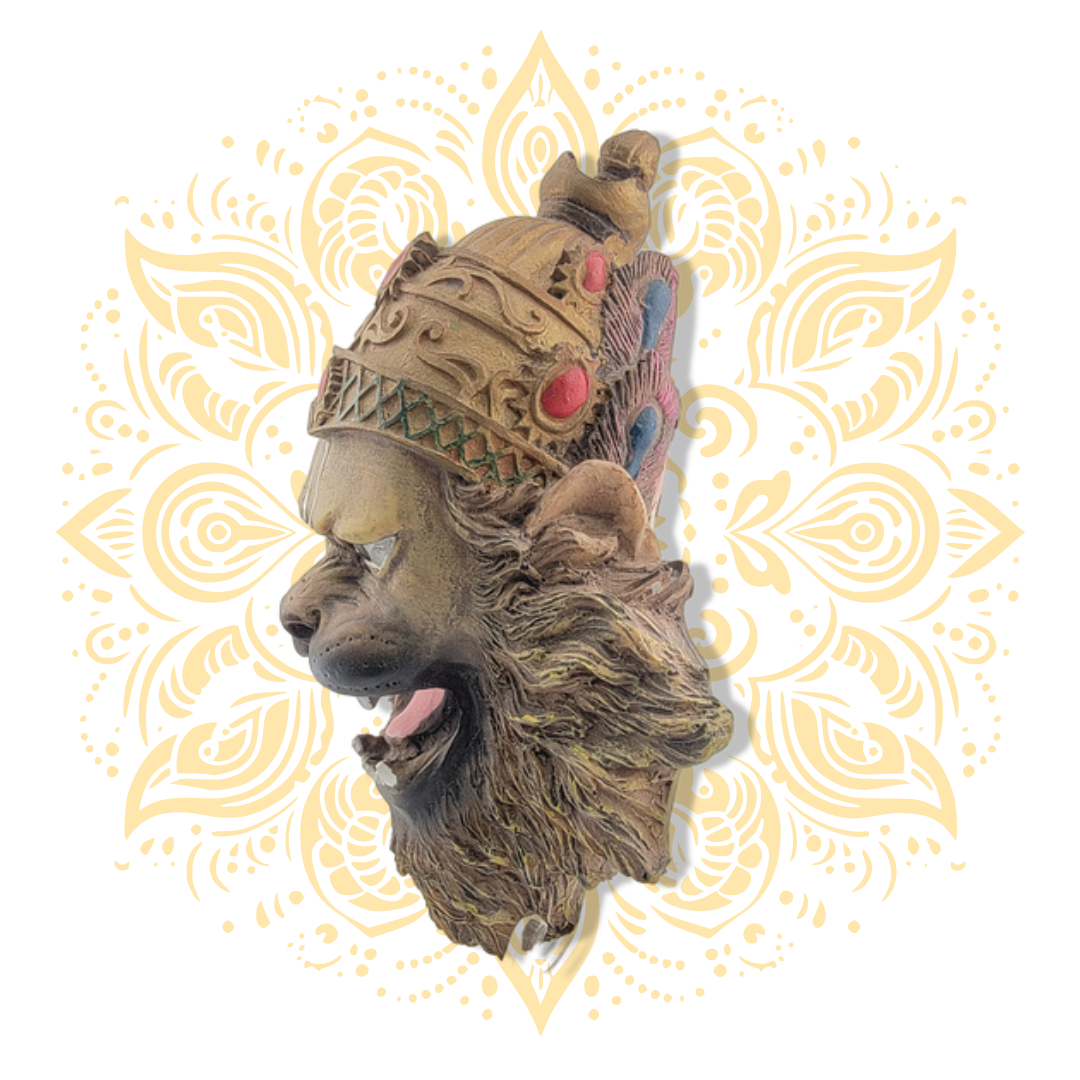 Narasimha Face w/ Stand 6"