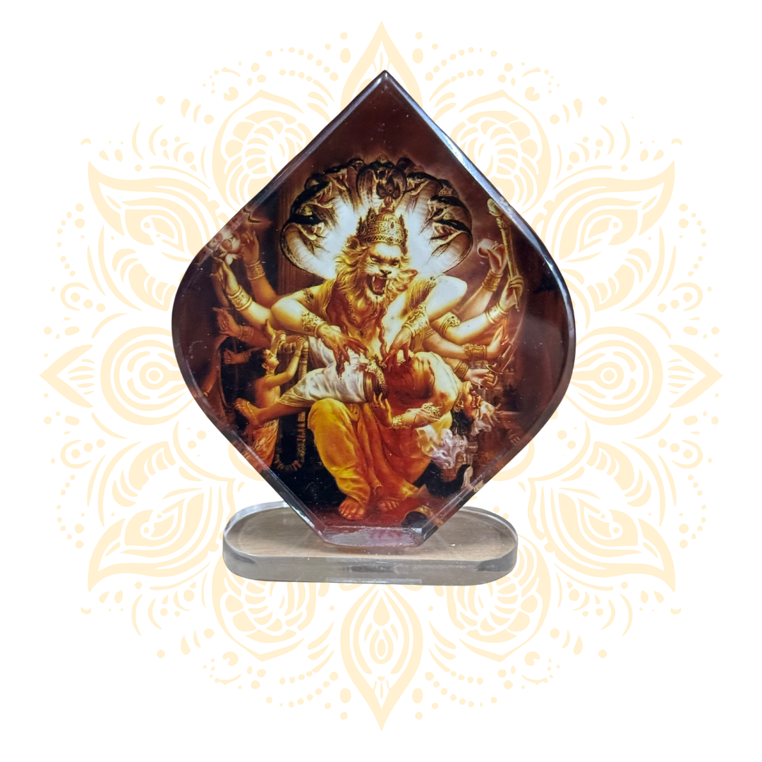 Acrylic Narasimha Diamond Shape 3.5" x 4"