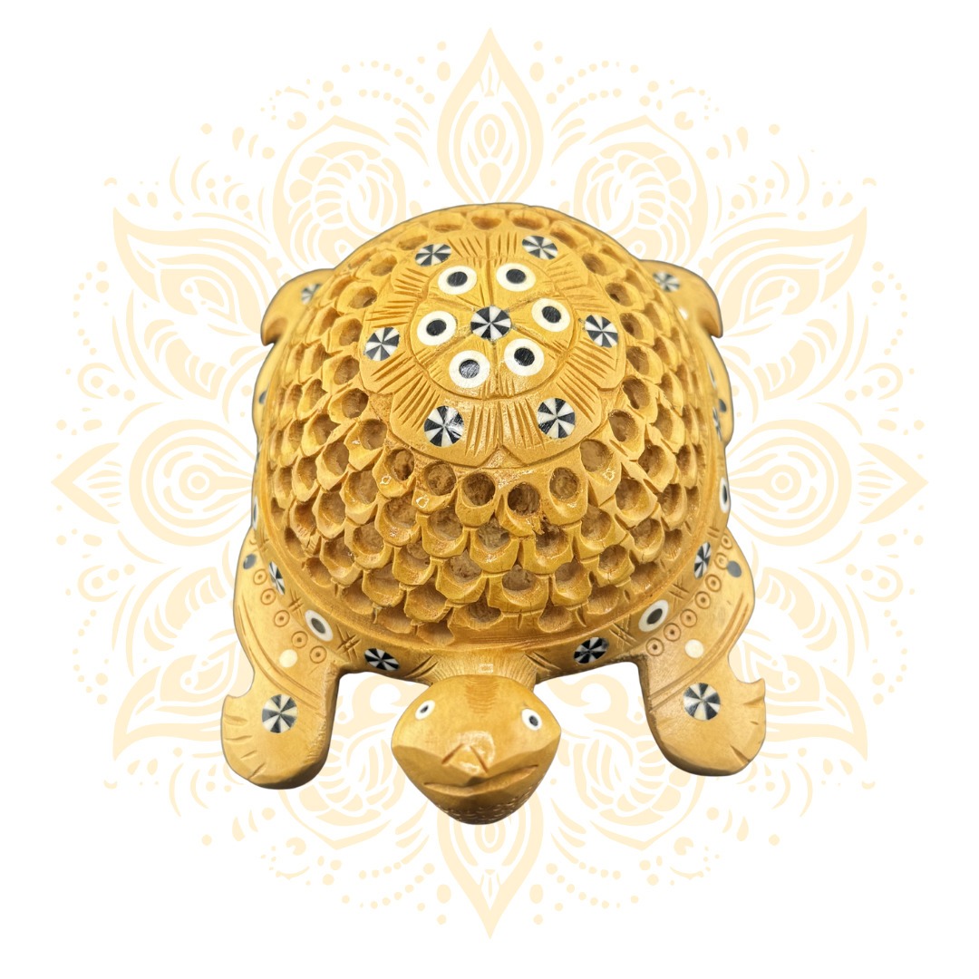 Wooden Jali Tortoise