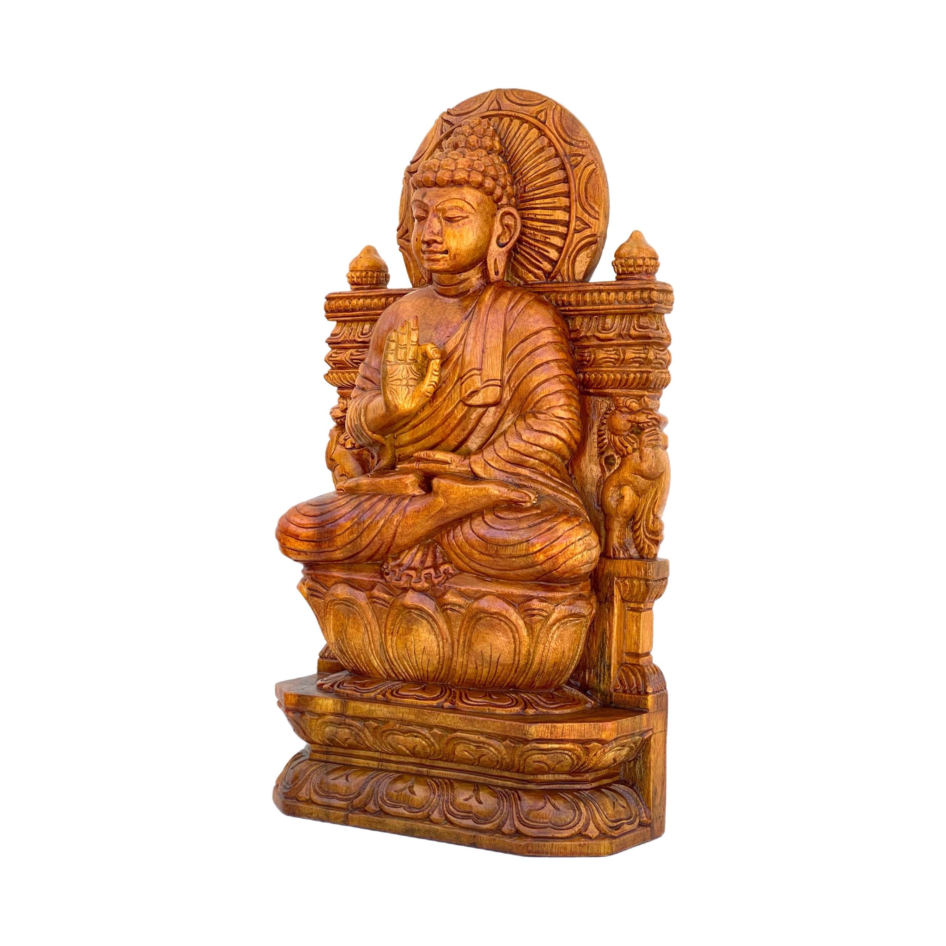 Wooden Buddha 24"