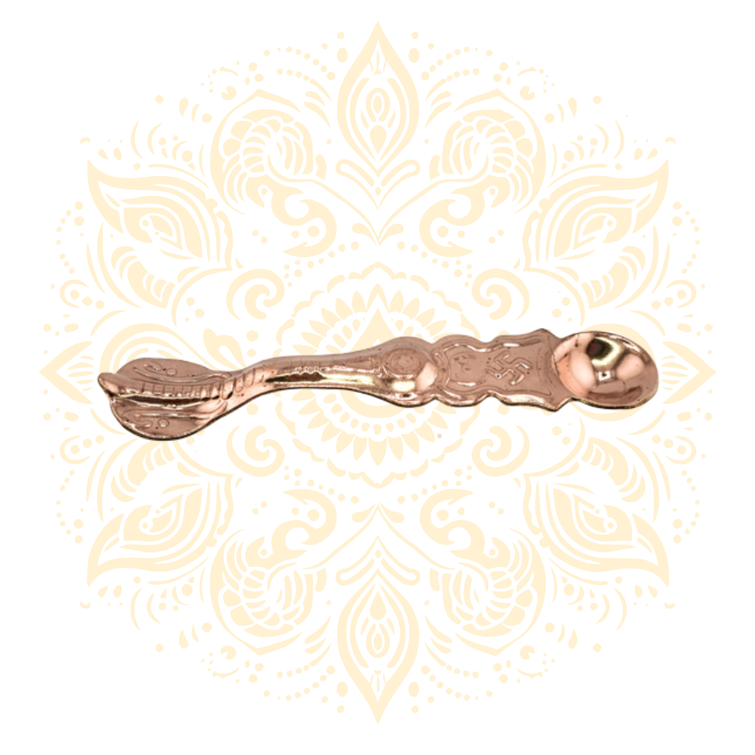 Copper Puja Spoon – 4”