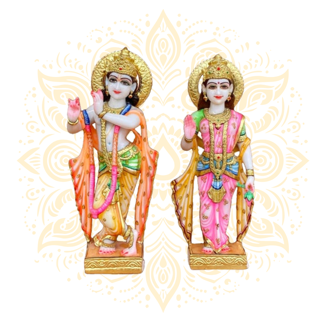 Sri Radha Krishna Set 15"