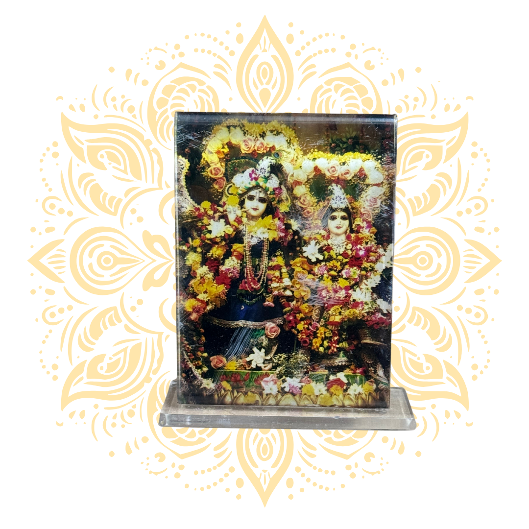 Acrylic Radha Krishna 2" X 3"