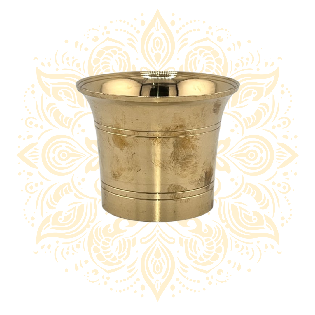Brass Panchapatra Achaman Cup 2" - Matchless Gifts1