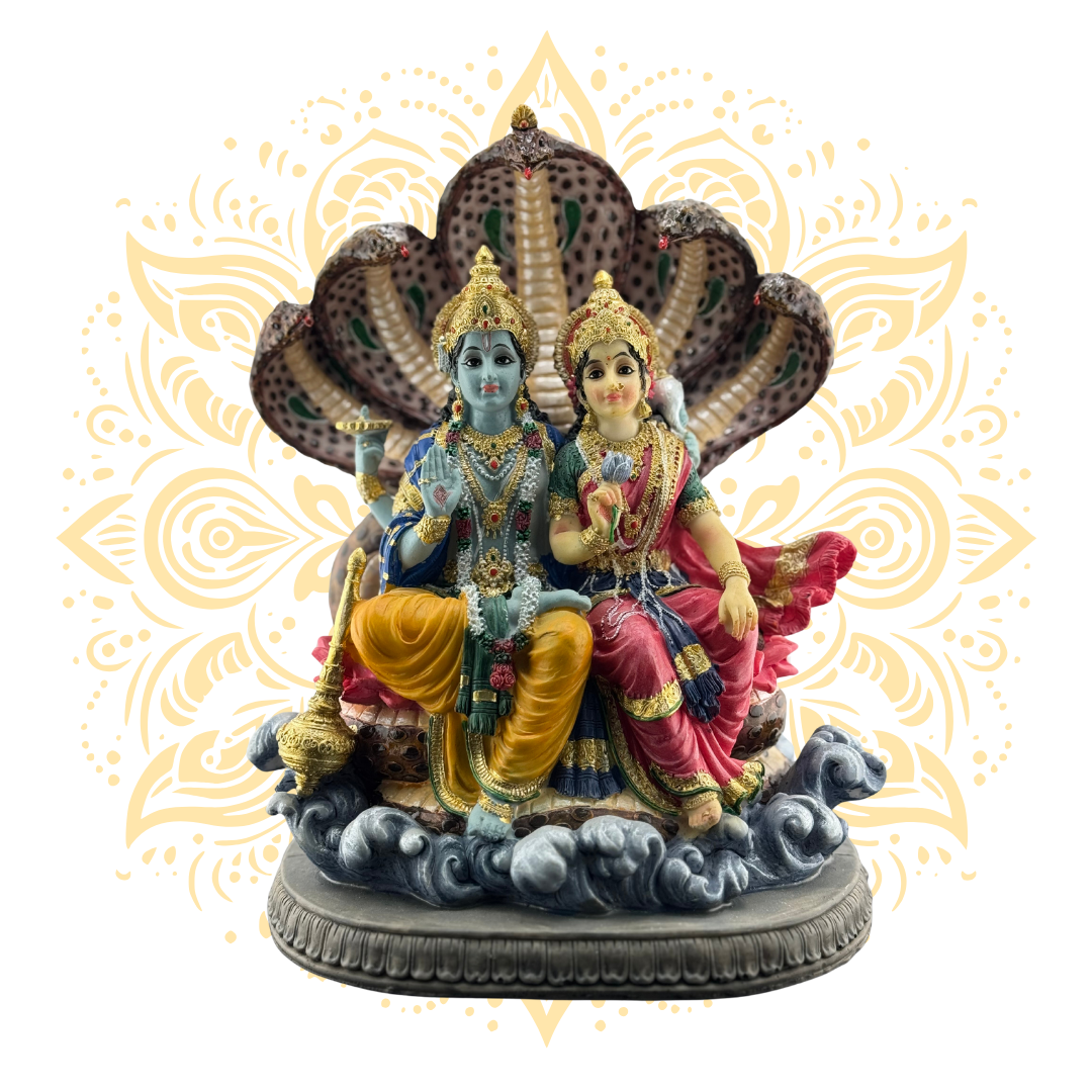 Polyresin Laxmi Narayan Sesa 10"