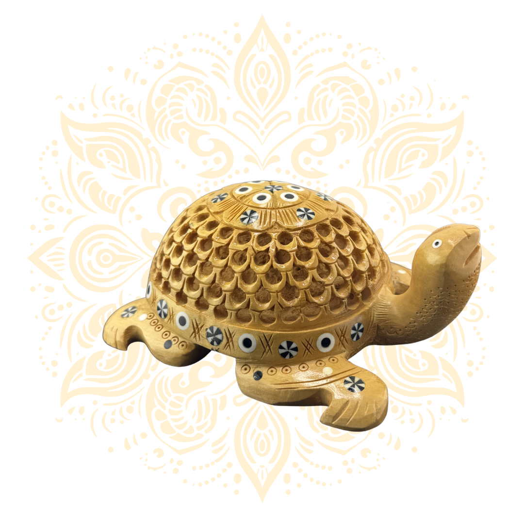 Wooden Jali Tortoise