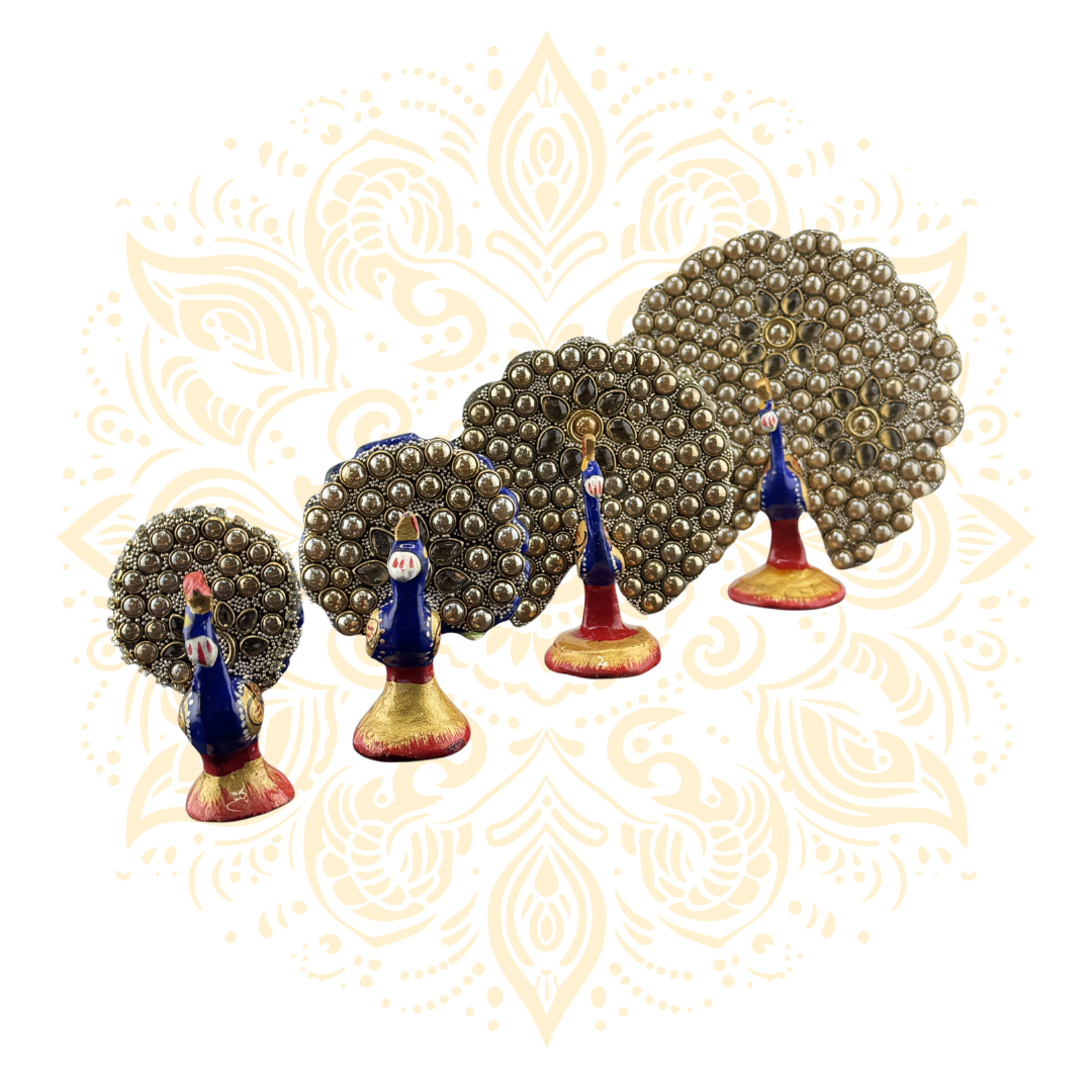Aluminum Dancing Peacock w/ Brilliants - Matchless Gifts3