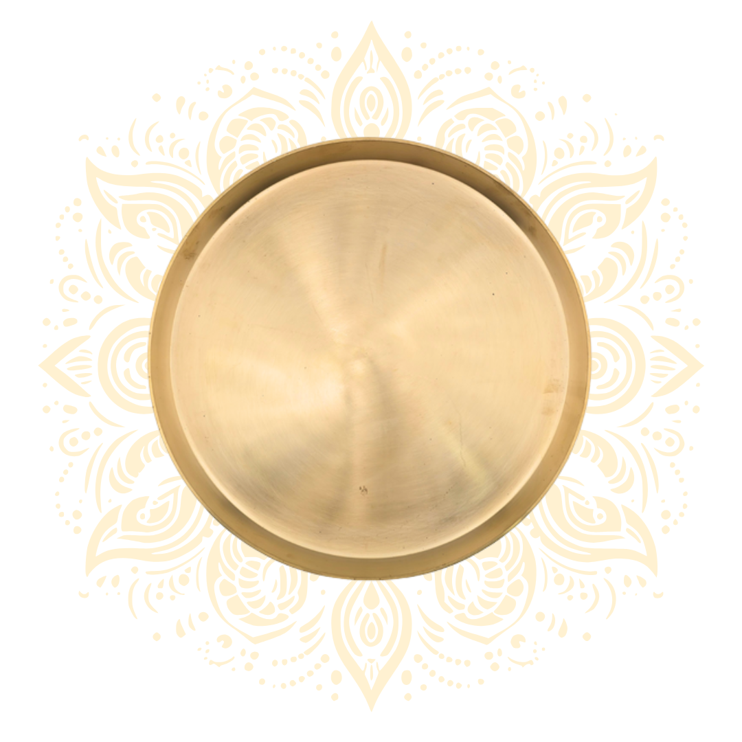 Kansa Brass Plate 11.5"