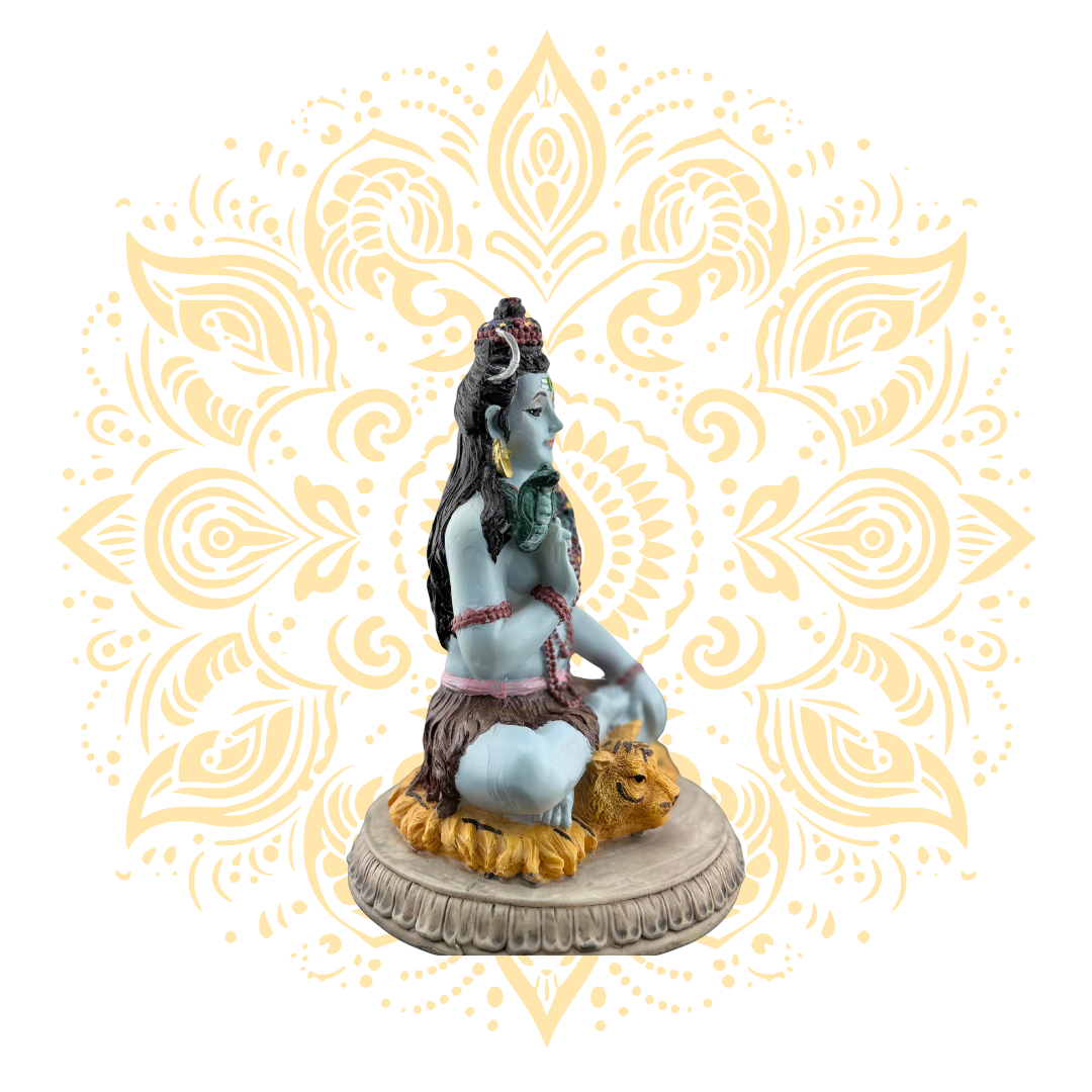 Polyresin Lord Shiva Blessing Mudra 5" - Matchless Gifts3