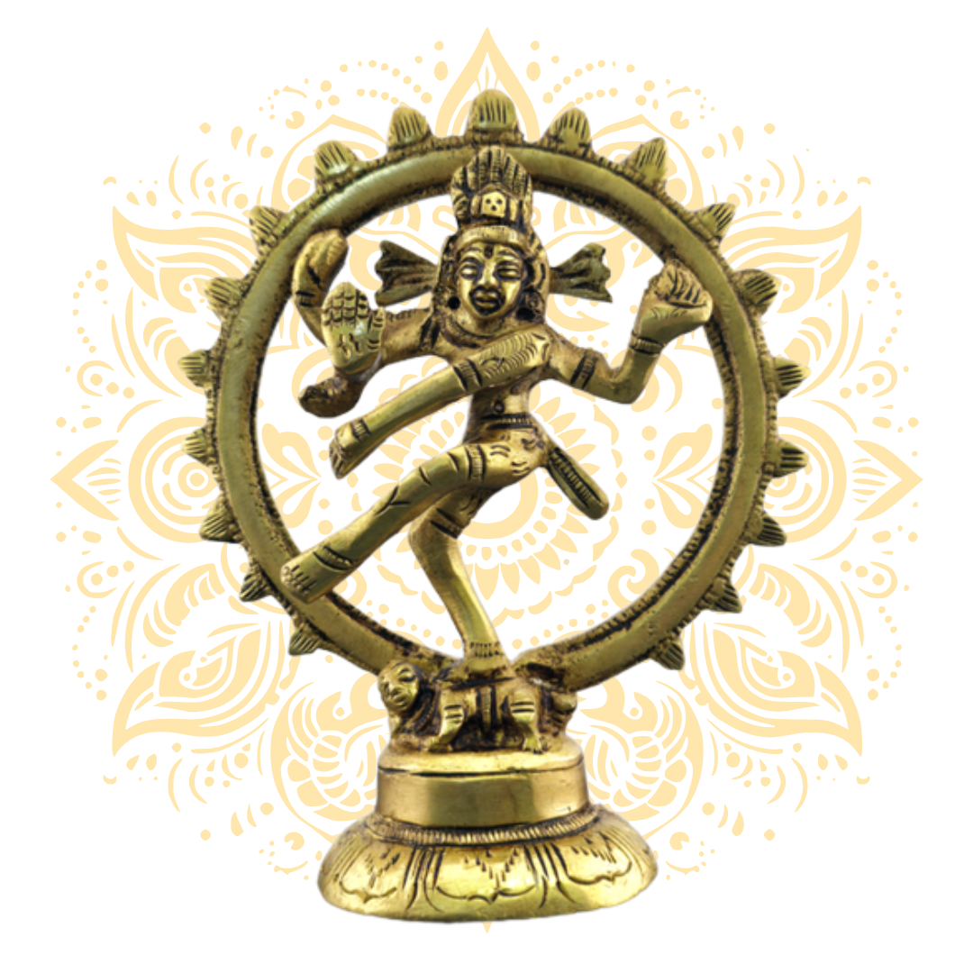 Brass Lord Shiva Nataraja Murti 4" - Matchless Gifts1