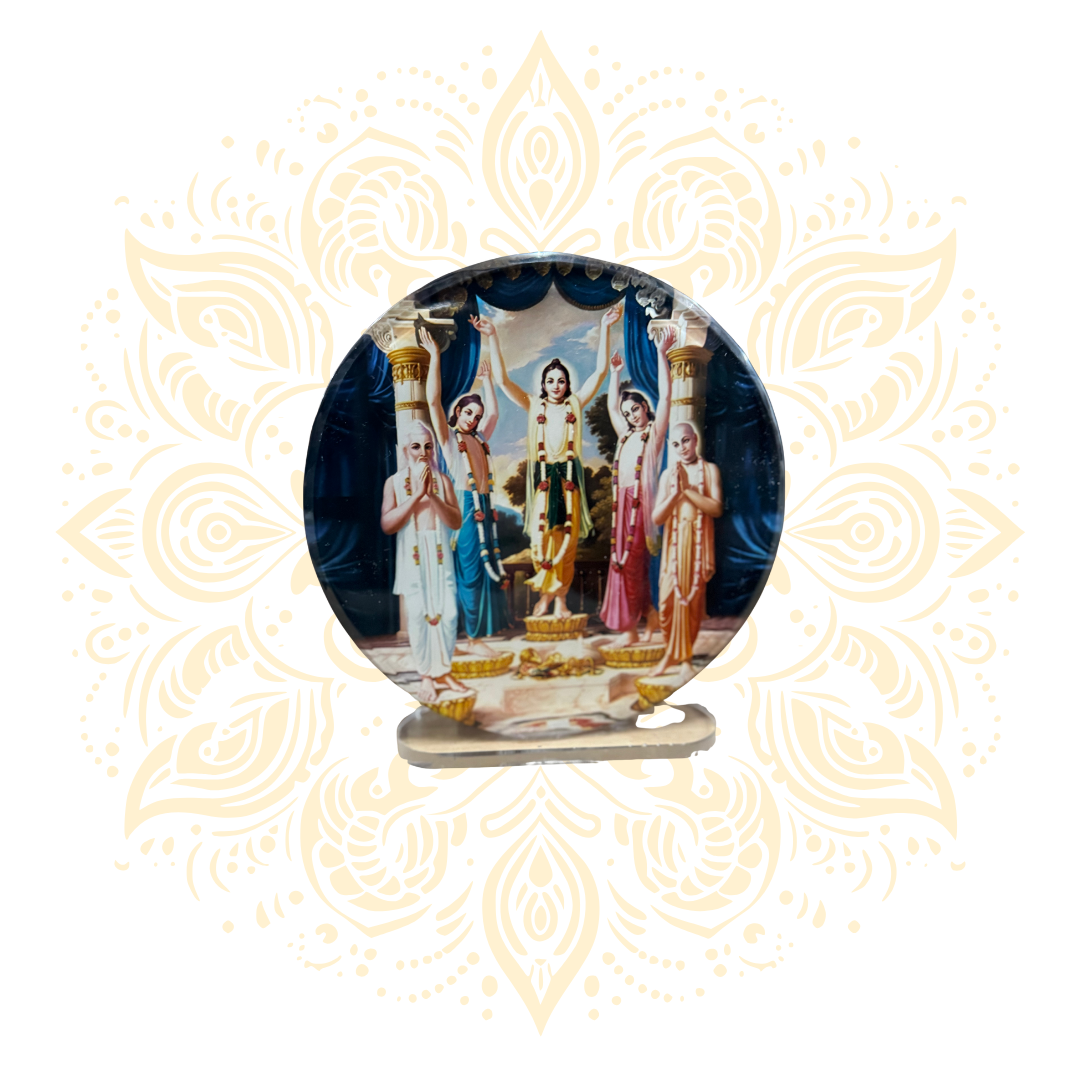 Acrylic Guara Nitai Round 6" x 6"