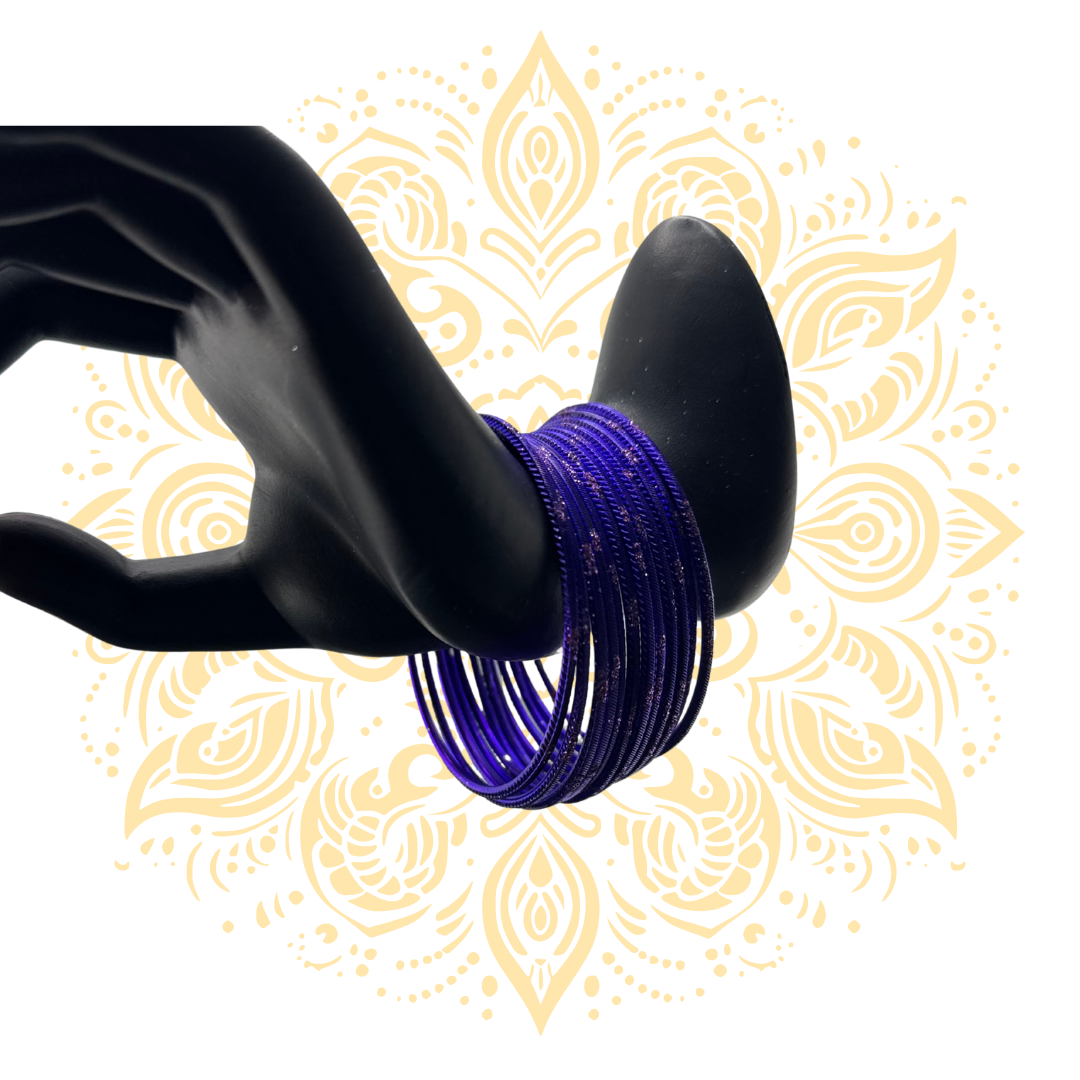 Women's Ultra Violet Bangles in 3 Sizes - Matchless Gifts4