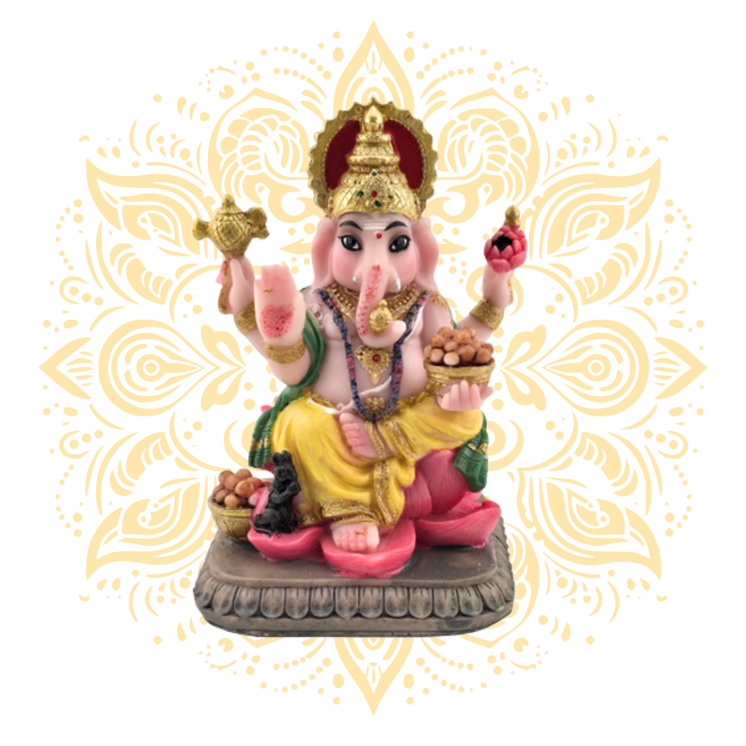 Polyresin Mini Ganesh 3.5''