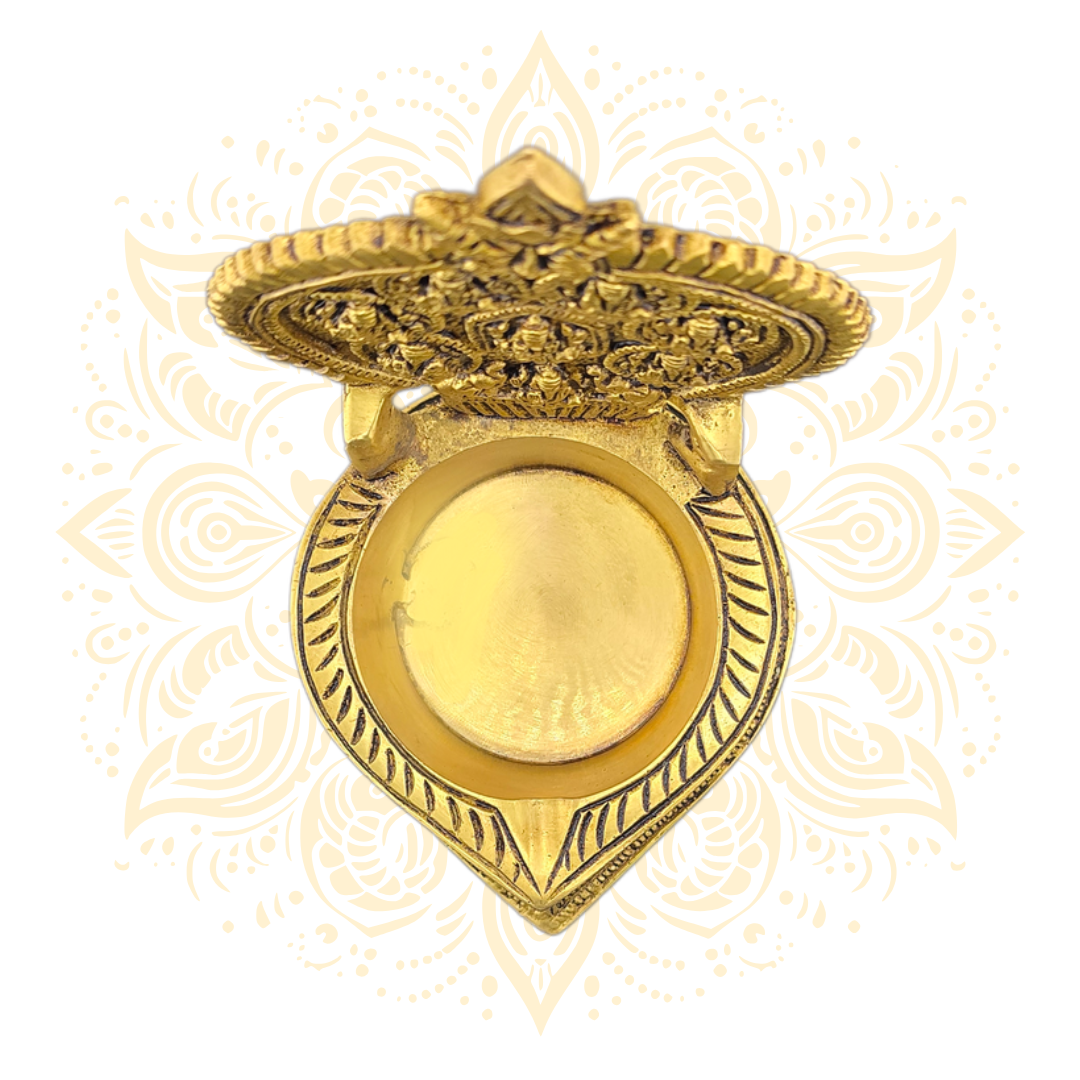 Brass Deepak Ashta Laxmi 7"