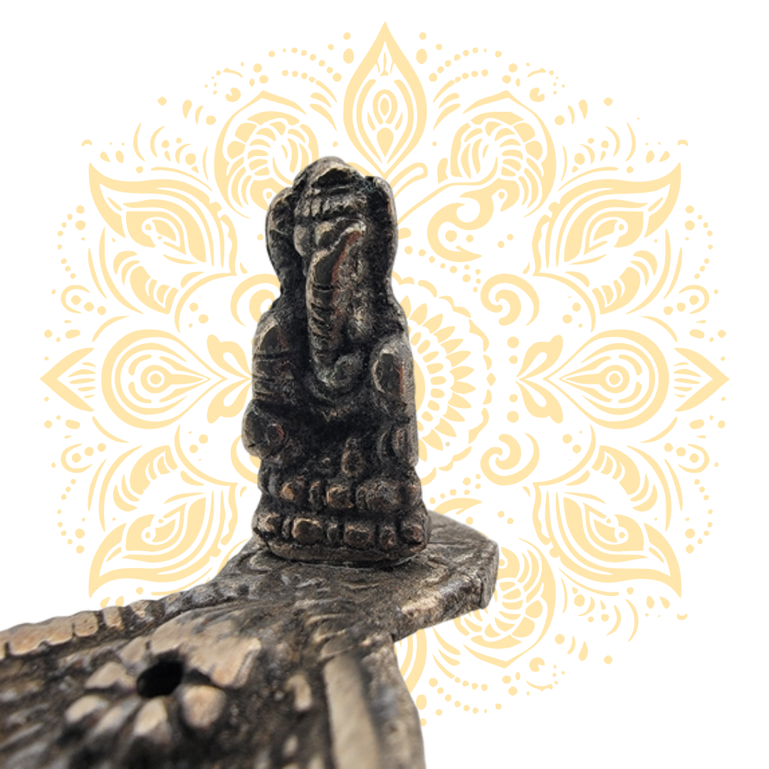 Peepal Leaf Incense Holder 8.5"