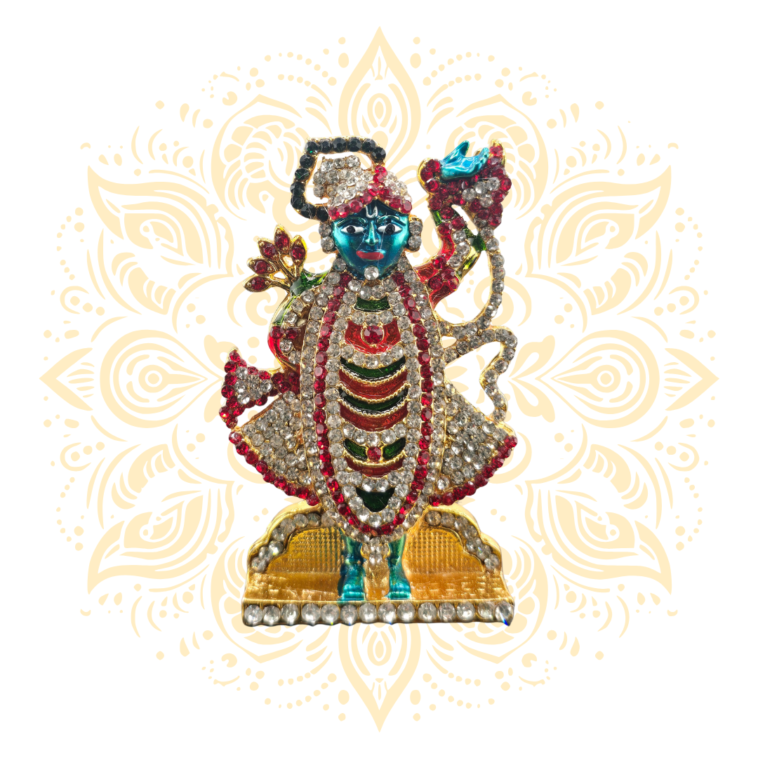 Metal Shreenathji Stand