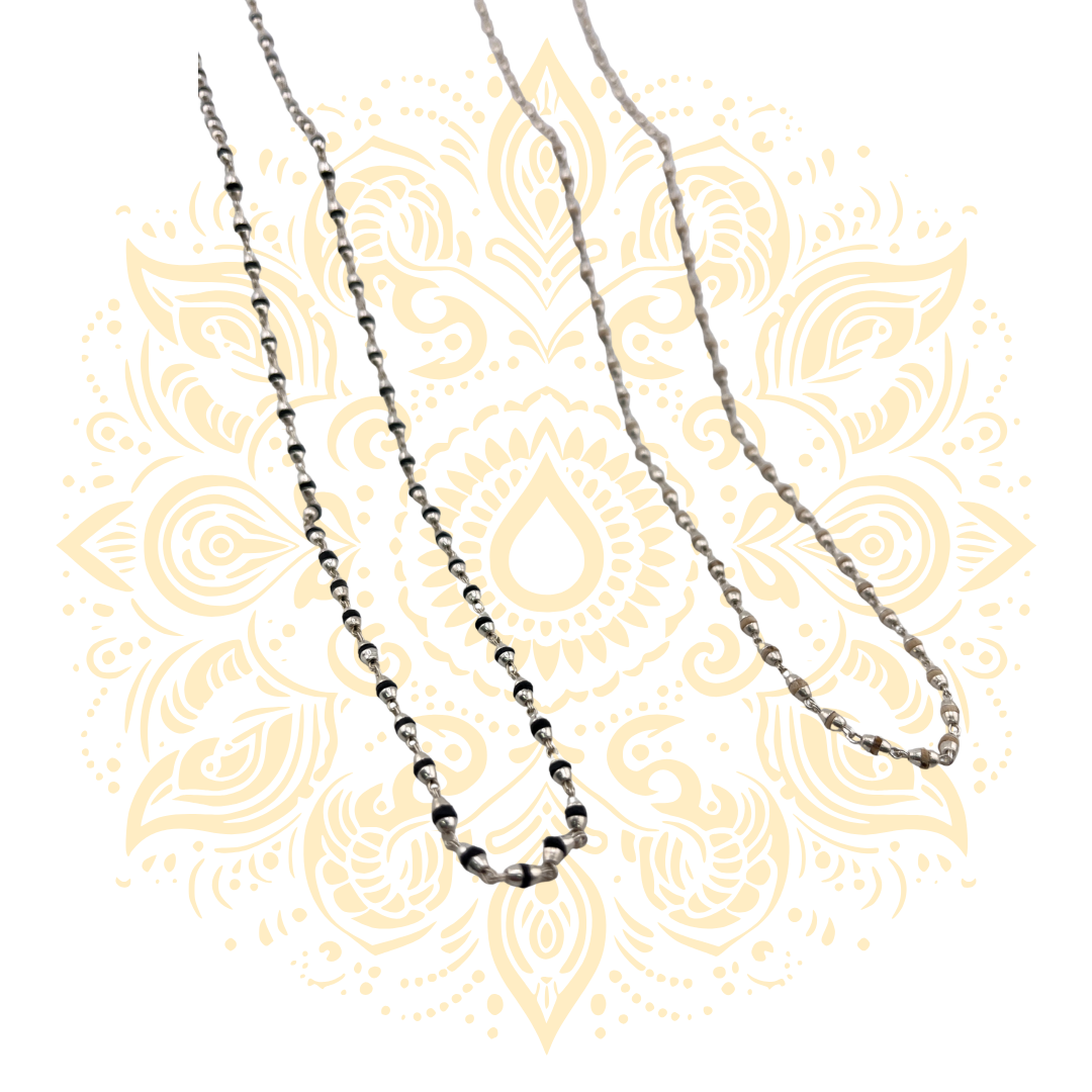 Silver Tulsi Kanthi Mala